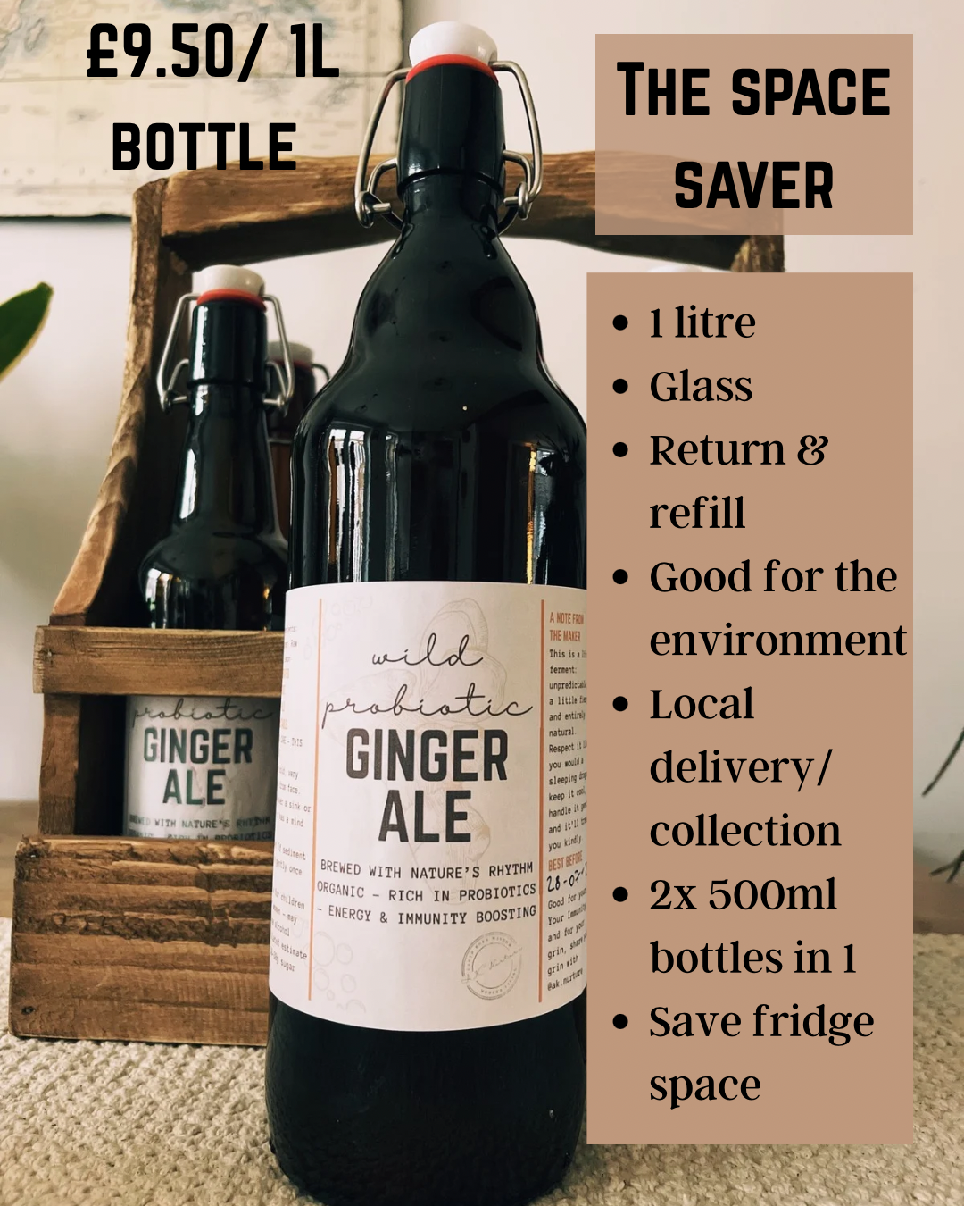 Wild Probiotic Ginger Ale | Pre-order only
